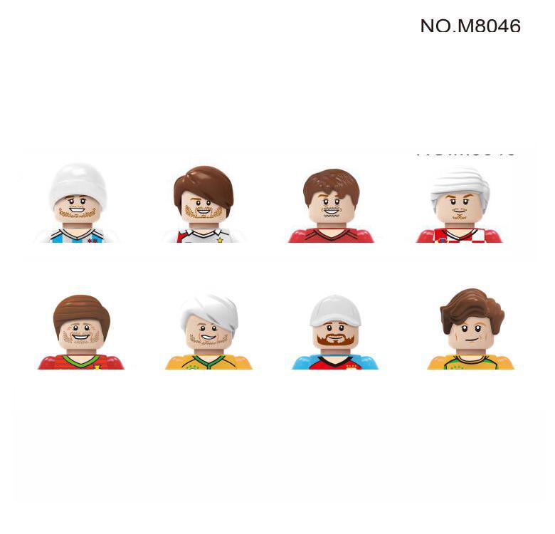 Non-Toxic City Characters Action Figures Building Blocks Policeman Teacher Fireman Occupation Mini Figurine Dolls Bricks Set Children Toys