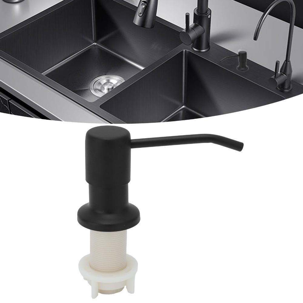 Stainless Steel Soap Dispenser Pump 3.94ft Extension Tube Built In Soap Dispenser  Home Use