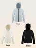 D Brand Spring/Autumn Knit Sports Jacket: Casual Hooded Cardigan Sweatshirt