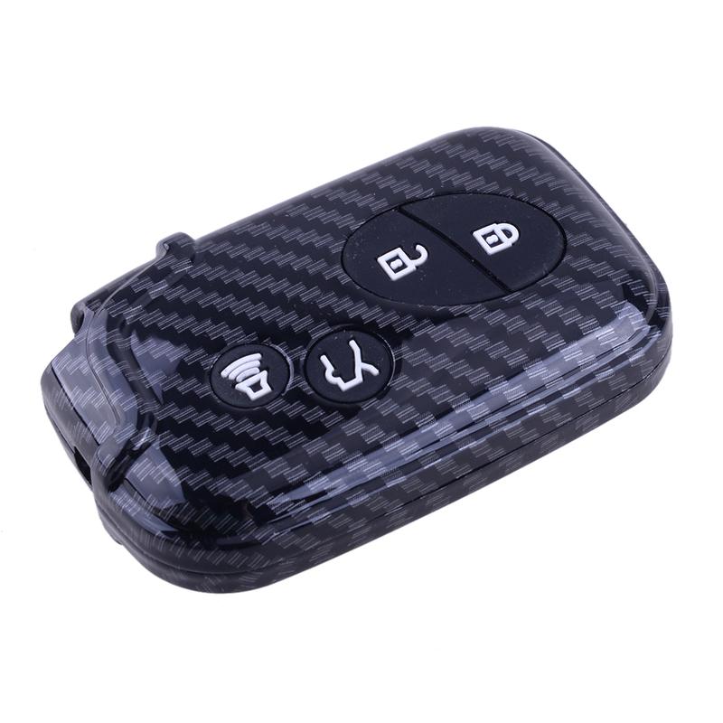 Black Carbon Fiber Style Remote Key Fob Case Cover Fit for Lexus GS460 GS450h GS430 RX450h CT200h HS250h LS460 ES350 IS350 IS250