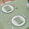 Vikama  Rectangular Tablecloth  Waterproof, Stain-Resistant, Wrinkle-Resistant, Rustic Style Decorative Light Green Tablecloth