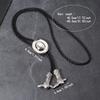 Zinc Zinc Alloy Cowgirls Shirt Neck Pendant High-end Leather Rope Tie Decor Cowboy Hat Boots Necklace  Daily
