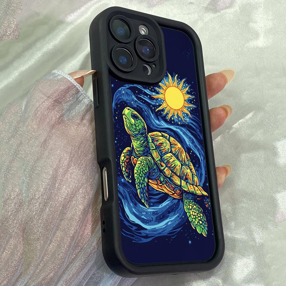 JT539 The Spiritual Meaning of Turtles for iPhone 17 16 15 14 13 12 Pro Max Samsung S26 S25 Ultra A17 A07 A56 A16 Xiaomi 15T Redmi 15c 14C Soft Case