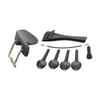 4 4 Violin Chin Rest Chinrest with Tuning Peg Tailpiece Fine Tuner Tailgut Endpin Violin Accessory Kit