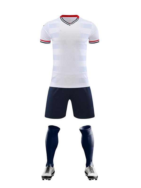 Short Sleeve Football Suit Men's and Women's Adults Children's Breathable Quick-Drying Training Sports Suit Football Suit