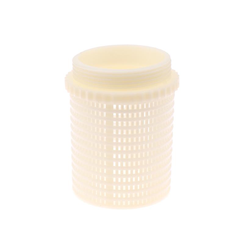 ABS White Female/Male Filter Cup Water Pump Protect Hose Mesh Filter Garden Irrigation Fittings Aquarium Fish Tank Filter Cup