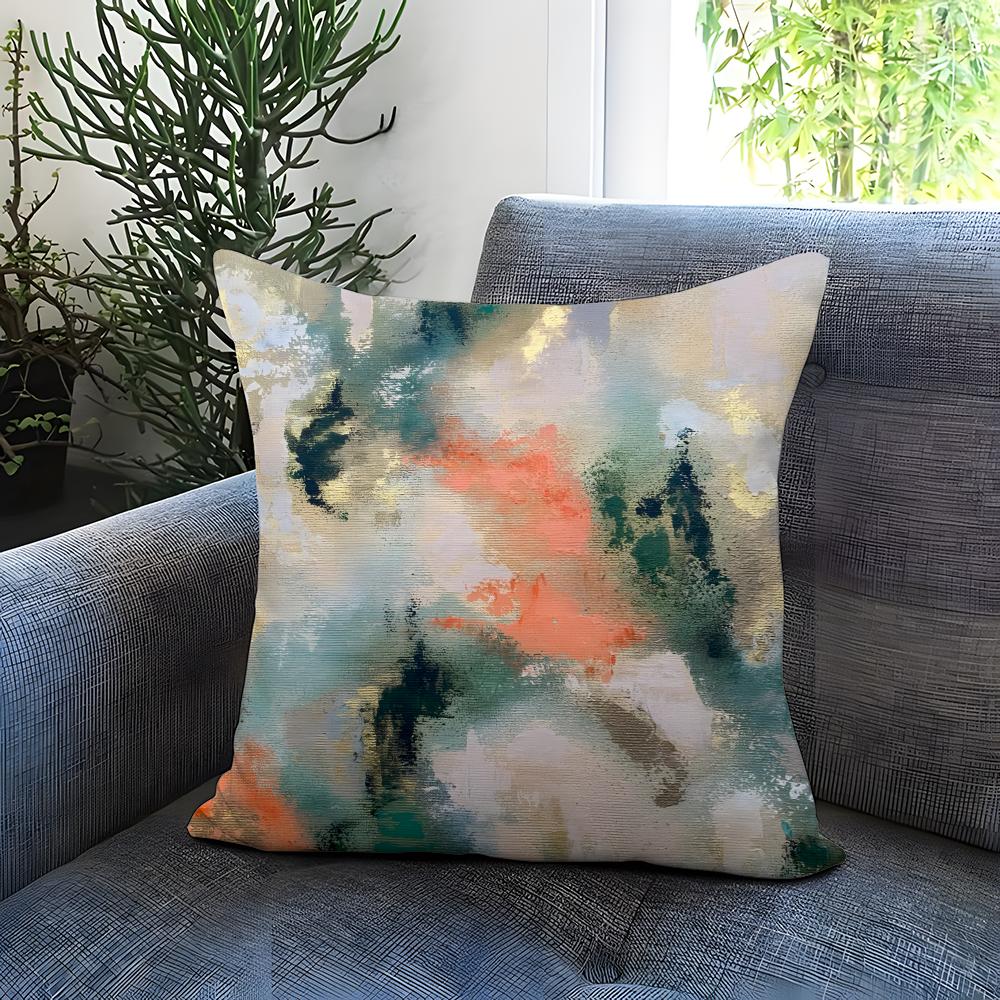 Abstract Texture Cushion Cover Comfortable Reversible Pillow Cover Ideal for Car Sofa Bedroom  Beyond
