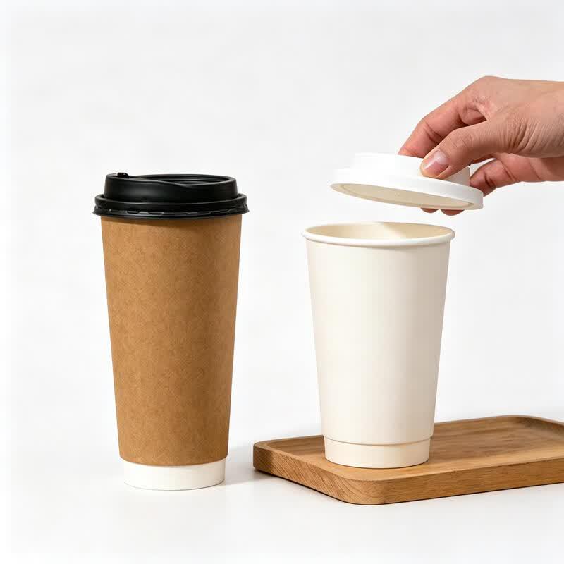 Chuzhou Disposable Kraft Double-Layer Hot Drink Paper Cups