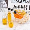 5oz 150ml Hot Sauce Bottles, Clear Glass Woozy Bottles with Leak Proof Black Screw Caps, Dripper Inserts and Shrink Capsules,