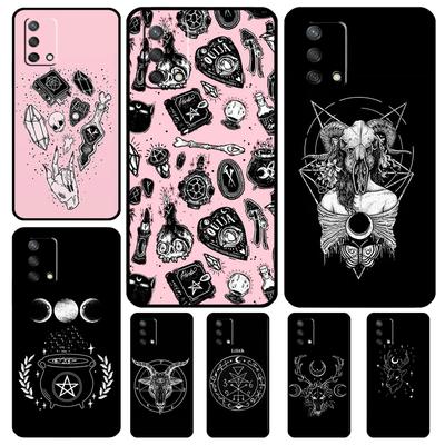 Witchcraft Occult Pentagram Case For OPPO A57S A54S A96 A76 A16 A5 A9 A53 A15 A17 A18 A58 A78 A98 A52 A72 A54 A74 A94