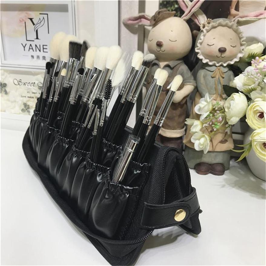 Zipper Large Capacity Folding Cosmetic Brush Storage Bag