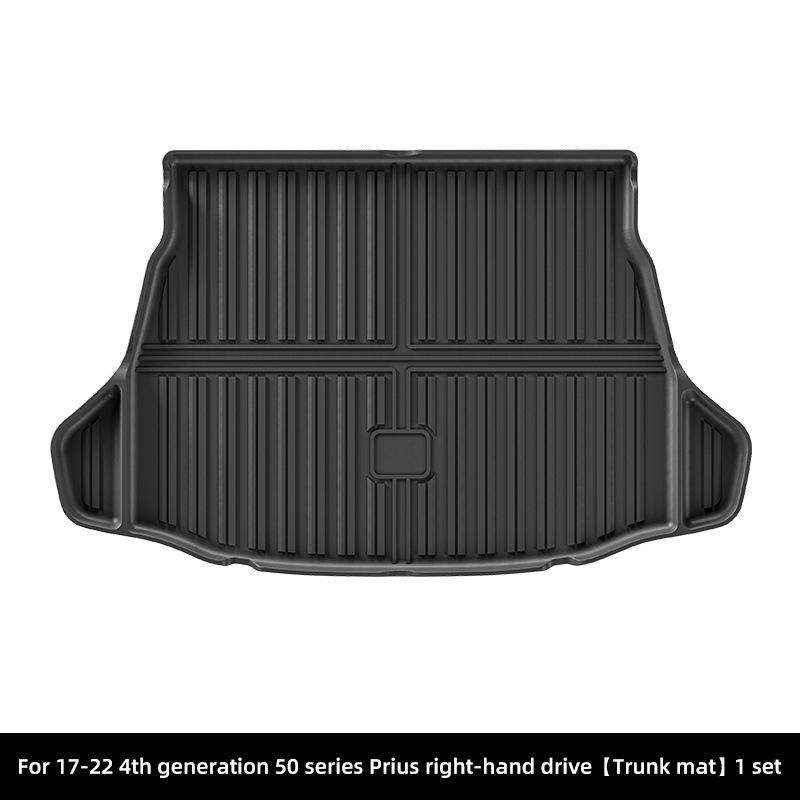 FOR Toyota Prius 4th 50Series 2017-2022 Hybrid RHD Car Floor Mats TPE Foot Mats Anti Slip Wear-resistant Interior Accessories