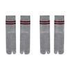 2Pairs Breathable Toe Mid Calf Socks Sweat Absorption Toe Separator Socks Two Toe Tube Socks  Women