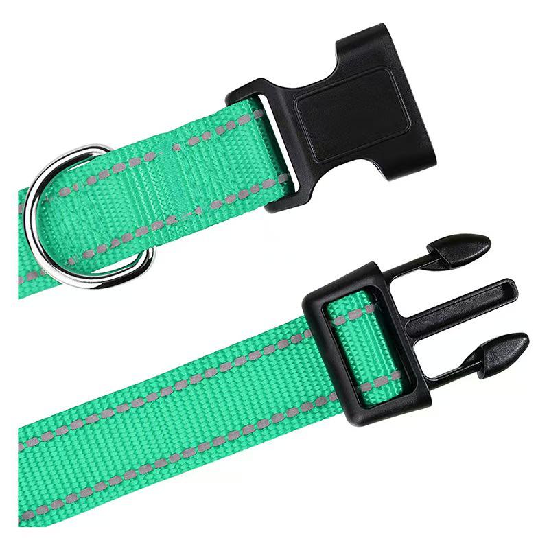 Reflective Dog Collar for All Sizes - Adjustable Anti-Lost Neck Cover for Outdoor Use