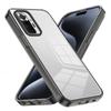 KEYSION Transparent Case for Redmi Note 10 10S 10 Pro 4G Soft TPU+PC Anti-slip HD Clear Shockproof Phone Back Cover for POCO M5S