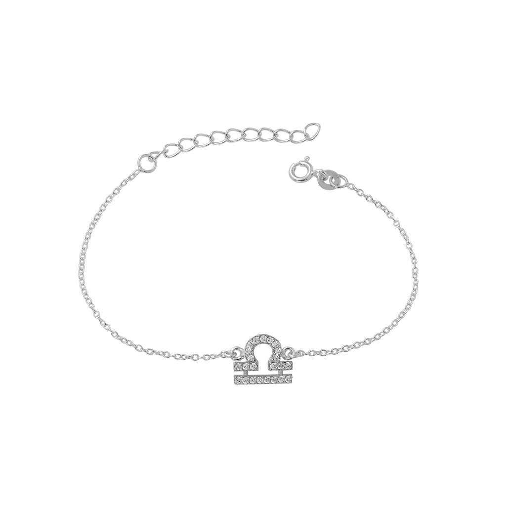 Astrological Zodiac Sign Bracelet, 925 Sterling Silver Handmade Jewelry, Zodiac Jewelry, Women Bracelet