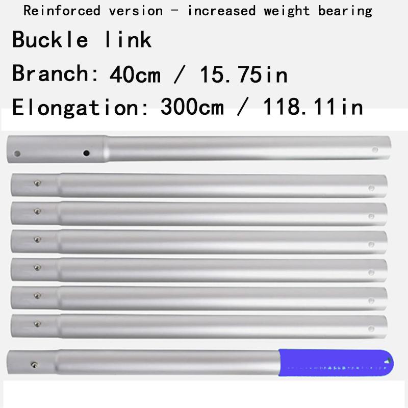 Telescopic Pool Cleaner Handle Rod Swimming Pool Cleaning Fishing Net Supplies Handheld Clean  Telescoping Pole Cleaning Tool Ad