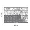 Nail Stamping Plates Nail Art Plate Stainless Steel Holy Light Pearl Butterfly Pattern Nail Design Stencil Tools