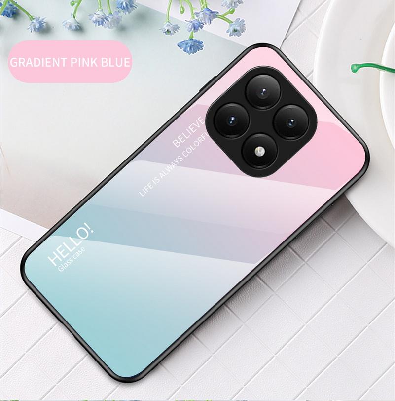 Gradient Tempered Glass Protect Case for Xiaomi 15T Pro Mi 15t 15 Ultra 14T Pro xiaomi 13T Pro 13 Pro 12T 12 Glossy Cover