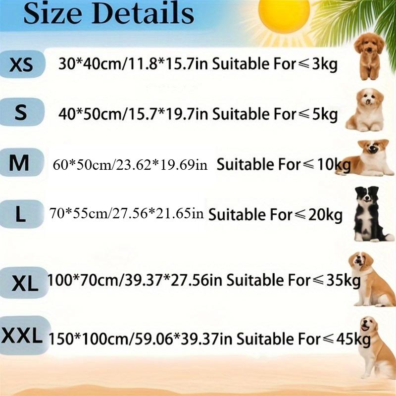 Breathable Mesh Cooling Pad for Cats & Dogs - Summer Ice Sliky Fiber Fabric, Keeps Pets Cool & Comfortable, Cooling Mat for Dogs