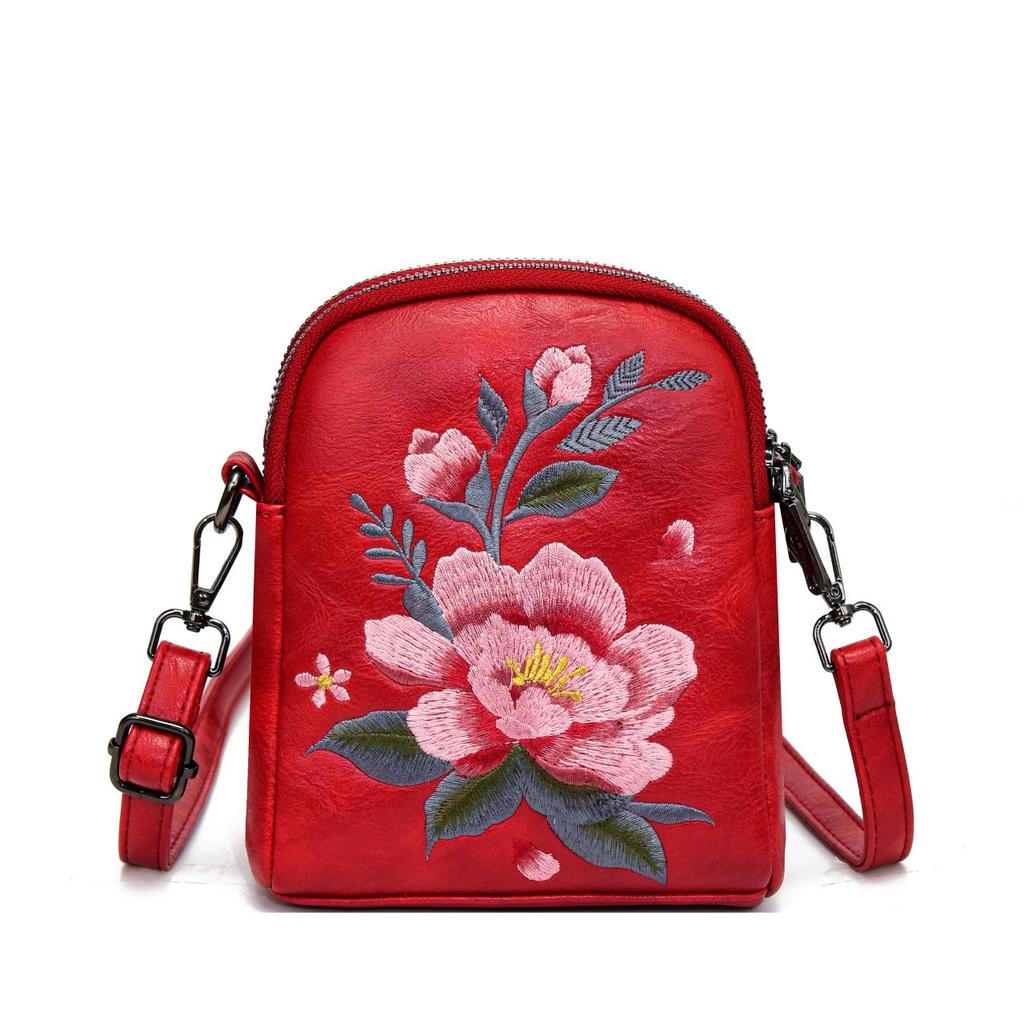 Embroidered Small Bag Chinese Style Single Shoulder Crossbody Mobile Phone Coin Purse Bag