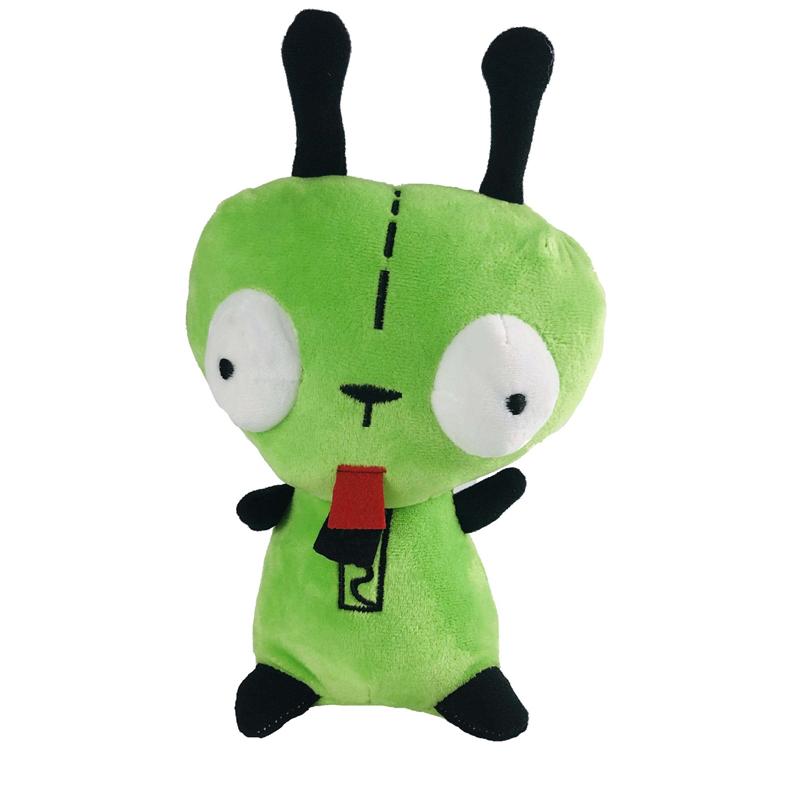 Cartoon Alien Invader.Zim Jill Dog Children's Backpack Cartoon Schoolbag Robot Alien Monkey Plush Doll Toy