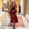 Elegant Knit Mini Dress Women Street Slim High Waist Short Sleeve Rib Sweater Dresses Vacation Bodycon Knitwear Dress