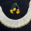 Dual-Color Cotton Lace Trim - 5.7cm Wide, DIY Dress Accessory Fabric
