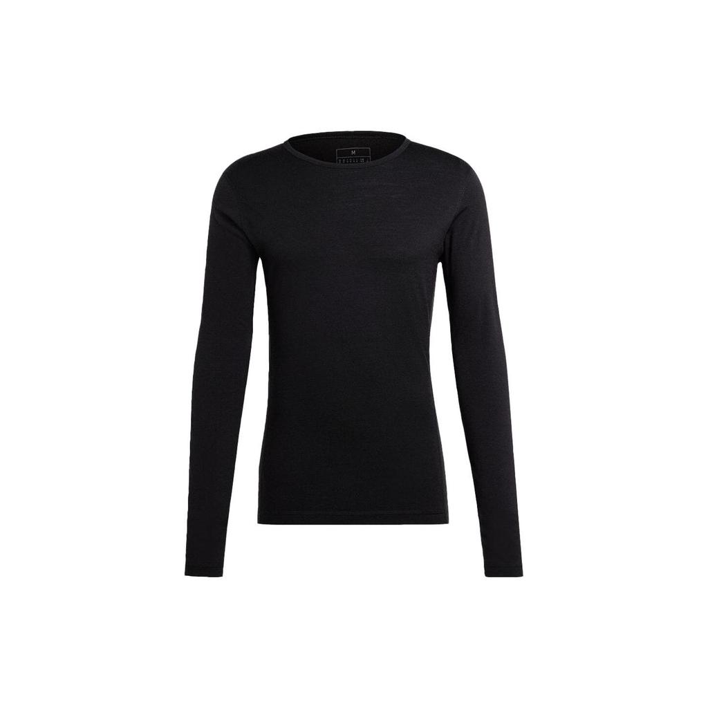 adidas Terrex Xperior Merino 200 Baselayer Long Sleeve Tee Black Men Streetwear HZ8563