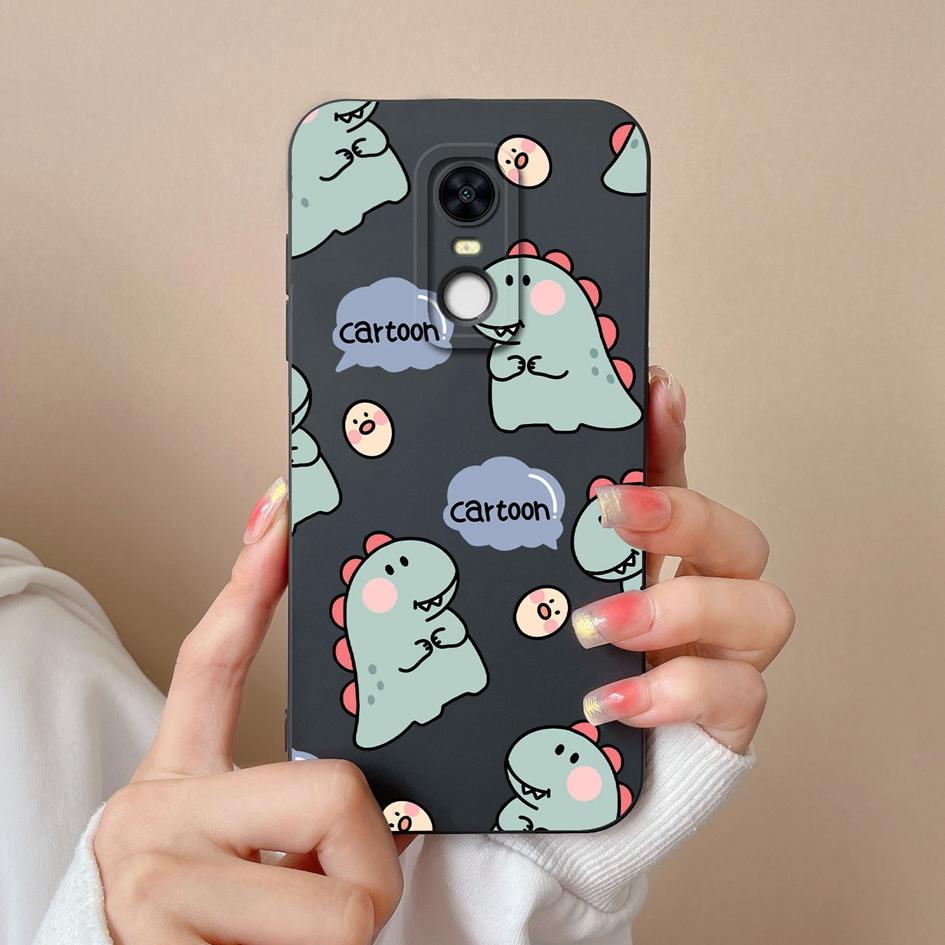 Hülle für Redmi Note 8 7 7S 9 9S 9T 10 10S 10T 5 K80 Pro Max Plus Freche Dinosaurier-Muster Weiches Silikon Premium Schutzhülle für Redmi Capa