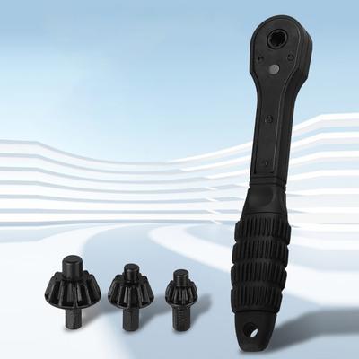 2-in-1 Bohrfutter-Schlüssel Maulschlüssel Bohrfutter-Schlüssel Ersatzwerkzeug Universal Doppelkopf Bohrfutter Bohrschlüssel Maulschlüssel mit 3 Köpfen zur Reparatur