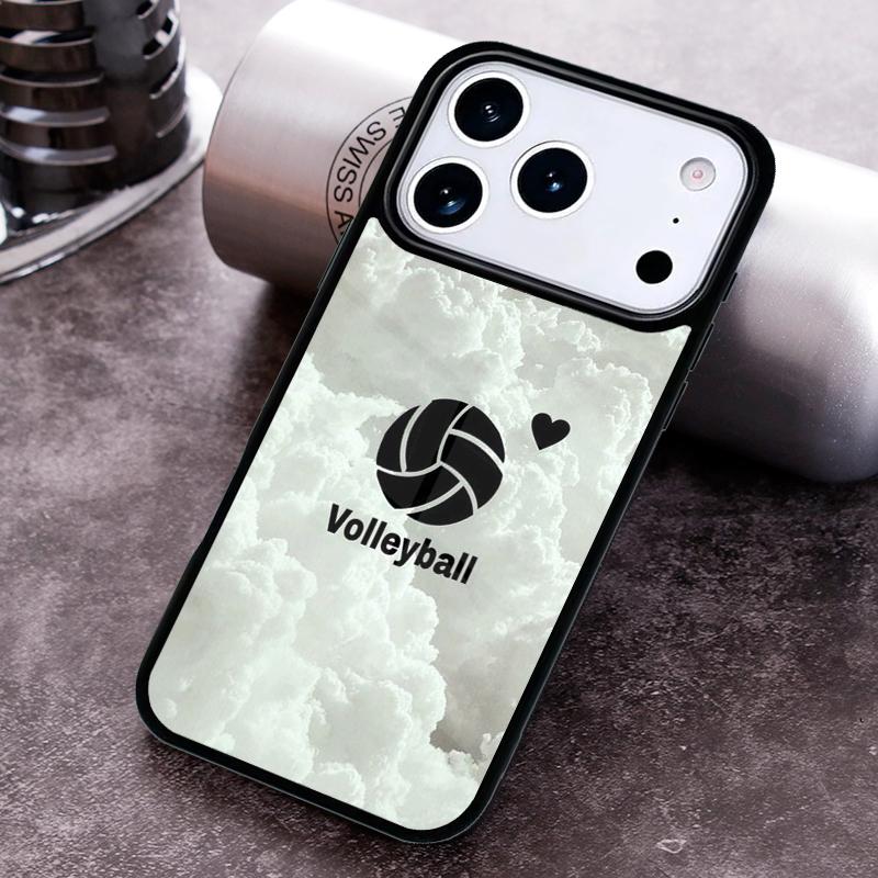 Volleyball Painted Phone Case For iPhone 17,16e,15,14,13,12,11,Mini,Pro,MAX soft Silicone Cover