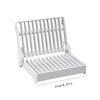 Foldable Dish Drainer Rack Easy to Assemble Kitchen Organizer Space Saving Plate Holder for Apartment