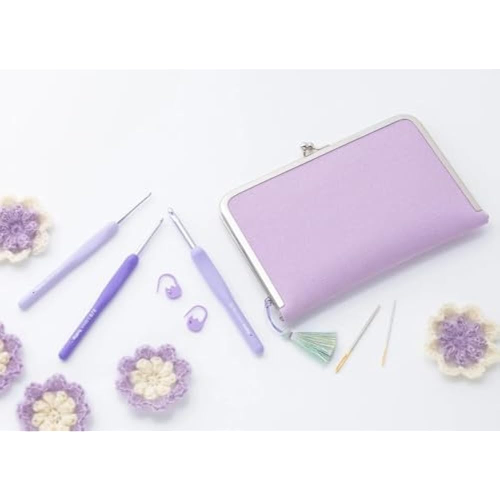 Tulip Tulip Knitting Needles “ETIMO Murasaki (Etimo Murasaki) Cushion Grip Crochet Set TEM-001”