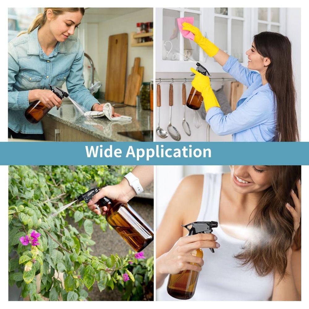 4pcs Leak Proof Mist Water Bottle Spray Nozzle Replaceable Sprayer for Bottles