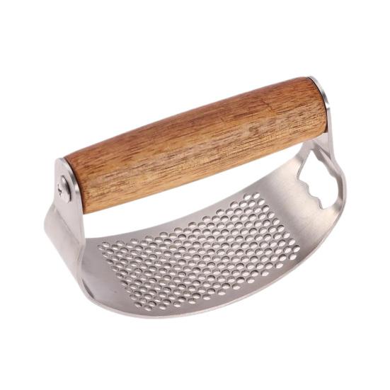 

Yousheng Garlic Press Rocker Manual Garlic Crusher with Peeler And Scraper Wide Handle Garlic Chopper Grinder for Home Kitchen Gadgets Tools верблюд