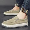 Fashion Male Shoe Canvas Moccasin Sneakers Minimalist Classic Original Breathable Work Non-leather Deals Men's Casual Shoes Fashion 2025