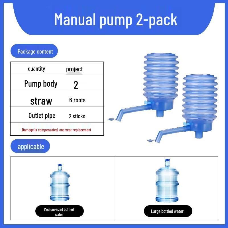 Pure Water Manual Dispenser: Press-Type Mineral Water Pump for Home Use