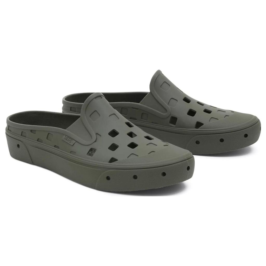 Vans Slip-On Mule TRK Versatile Casual Beach Sandals Unisex Sandals Gray VN0005V850K