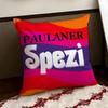 PPaulaner SSpezi Logo Cushion Cover Reversible Soft Durable Pillow Cover Home  Car MultiScene Use for Daily Comfort