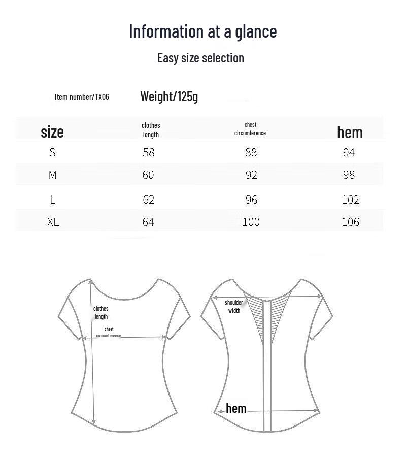 Tangjun Women's TX06 Short Sleeve Sports Top