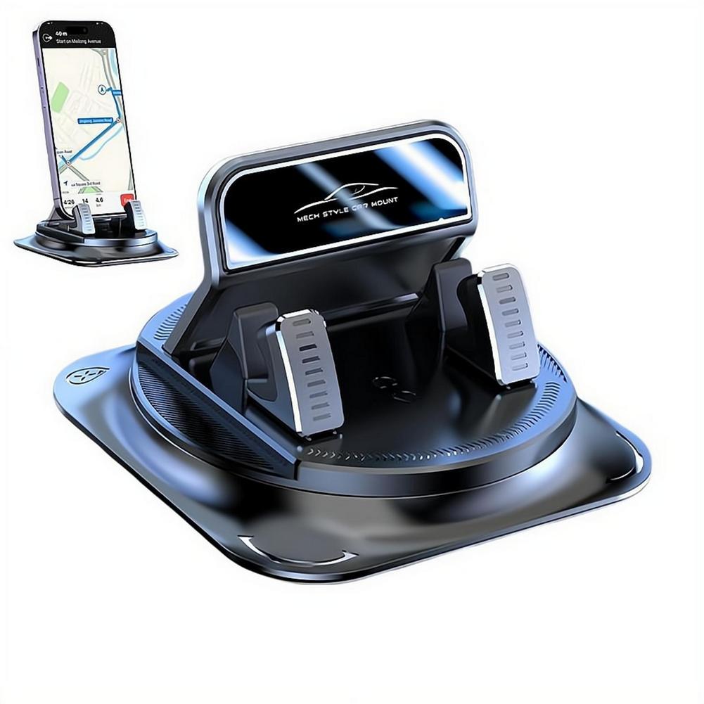 360°Rotatable Car Mount Holder Anti Slip Silicone Phone Mount Universal Dashboard Phone Holder For Car GPS Navigation Holder