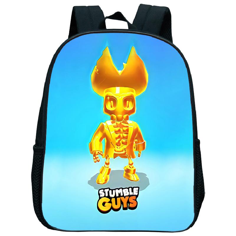 Stumble Guys Nursery Backpack Stumble Game Children Kindergarten Toddlers Student Schoolbag Shoulder Bag Kids Bags