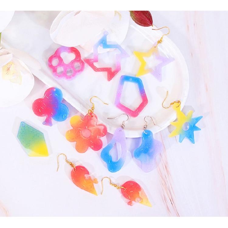 Eye Catching Mold for Unique Earrings and Keychains Handmade Jewelry Accessory