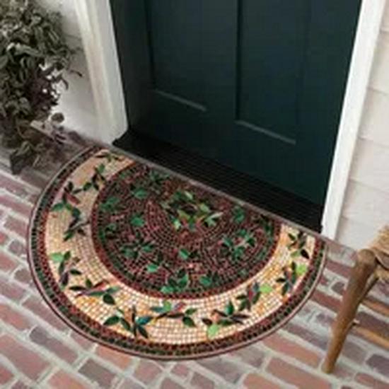 Retro American Style Floor Mats – Durable, Dirt-Resistant, Easy-Care Entrance Porch Rugs