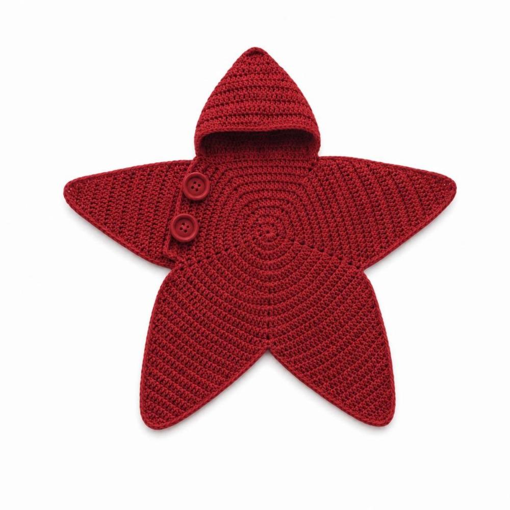 Hooded Design Seal Star Comfort Sleeping Bag Starfish Baby Swaddle For Boys and Girls