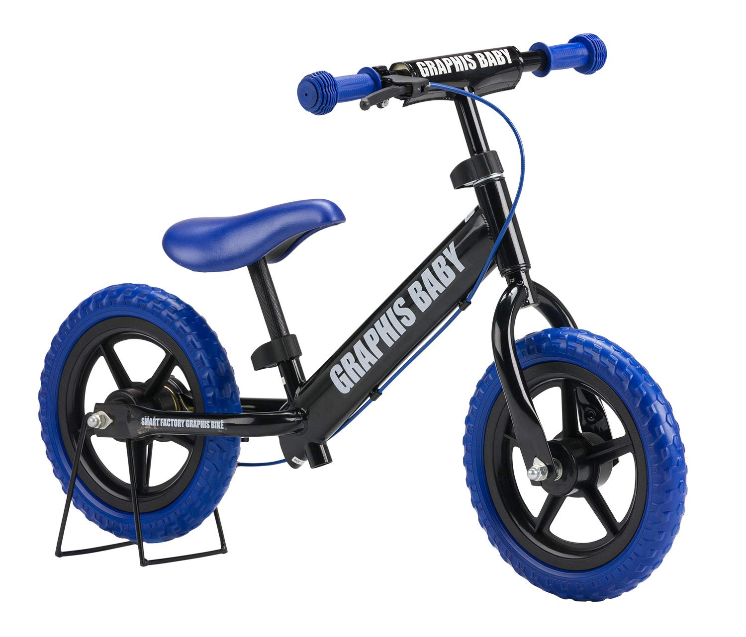 

GRAPHIS Велосипед для малышей без педалей, Черный/Синий, GR-BABY