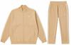 Men's Kappa Casual Sportswear Sets Unisex Stand Collar Thickened