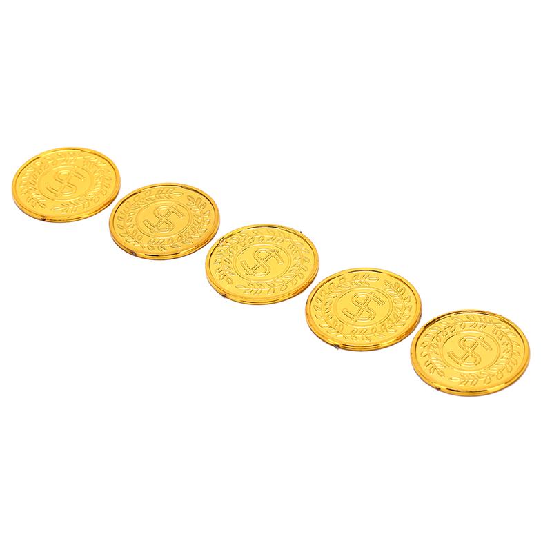 100 Stücke 35 Mm Gold Kunststoff Modell Stil Design 100 Wert Poker Casino Chips