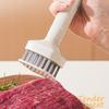 Stainless Steel Meat Tenderizer Hammer Automatic Rebound Meat Tenderizer Tool for Kitchen Family Restaurant Bakery Marinade Absorption Enhancer